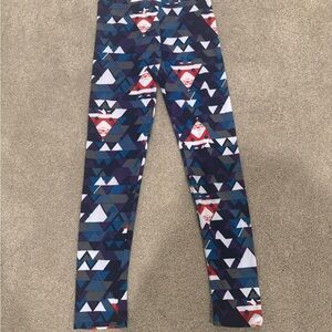 LuLaRoe Kids Leggings with Santa.